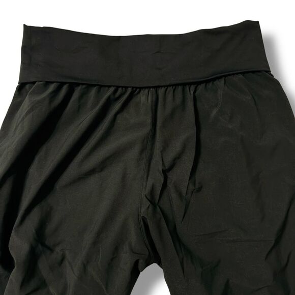 Lululemon Astro Baggy Capri Pants Size 8 Black Yoga Lounge Cropped Pants - Picture 3 of 10